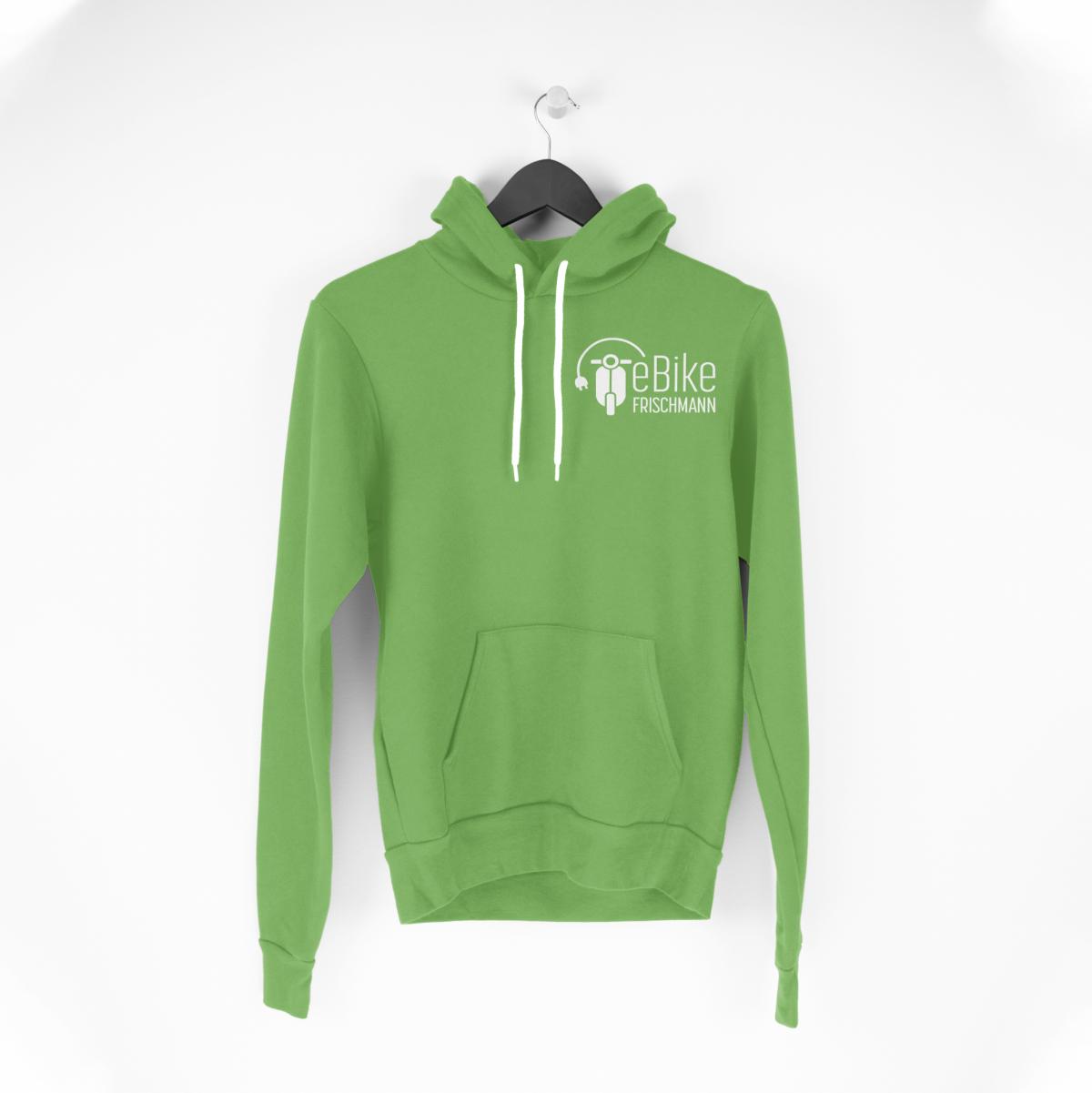 Hoodie mit Logo von eBike Frischmann