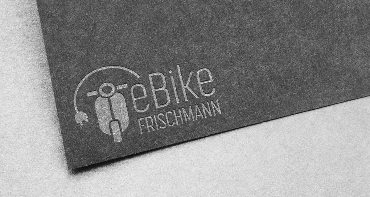 Prägung mit Logo von eBike Frischmann